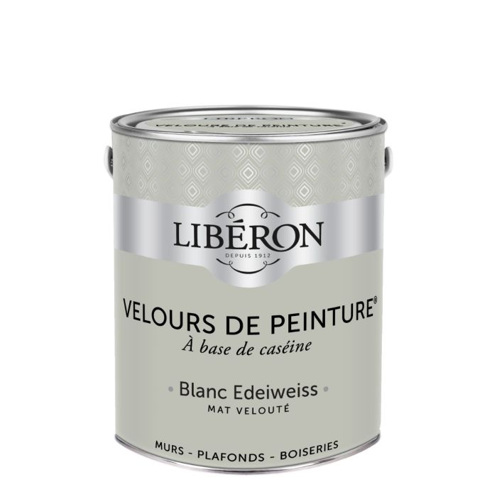 Peinture LIBÉRON Velours de Peinture Blanc Edelweiss pas cher