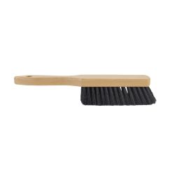 Brosse À Main Crin De Cheval Mélange Bois Plat 29cm